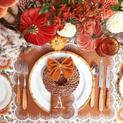 New Mrs. Alice Nancy Bamboo Dinner Plate (Set Of 4)