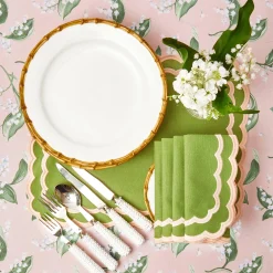 Online Mrs. Alice Nancy Bamboo Dinner Plate (Set Of 4)