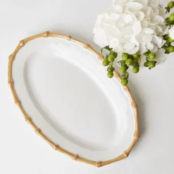 Online Mrs. Alice Nancy Bamboo Oval Platter