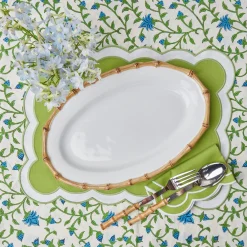 Online Mrs. Alice Nancy Bamboo Oval Platter