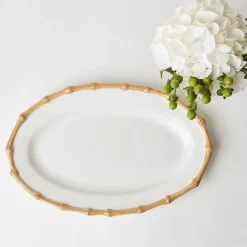 Online Mrs. Alice Nancy Bamboo Oval Platter