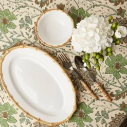Online Mrs. Alice Nancy Bamboo Oval Platter