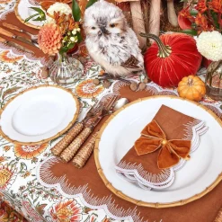 Clearance Mrs. Alice Nancy Bamboo Starter Plate (Set Of 4)