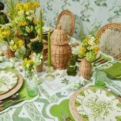 New Mrs. Alice Natural Rattan Ginger Jar