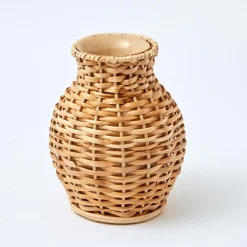 Sale Mrs. Alice Natural Rattan Vase (Set Of 3)
