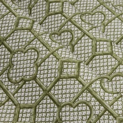 Discount Mrs. Alice Olive Green Bamboo Trellis Fabric