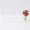Clearance Mrs. Alice Olive Rim Swirl Glassware Set