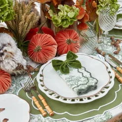 Mrs. Alice Olive Rim Swirl Glassware Set