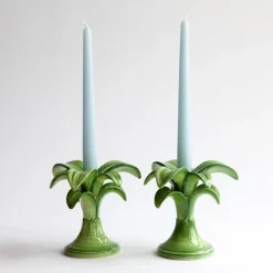 Online Mrs. Alice Palm Leaf Candle Holder (Small)