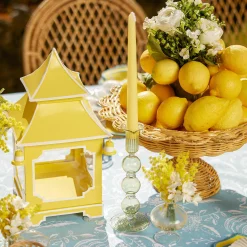 Mrs. Alice Pastel Yellow Candles (Set Of 8)