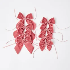 Hot Mrs. Alice Personalised Dusty Pink Napkin Bow