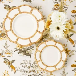Online Mrs. Alice Petal Bamboo Starter Plate (Set Of 4)