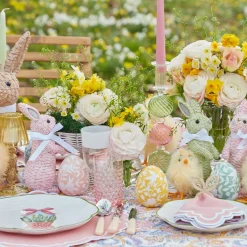 Discount Mrs. Alice Pink & Green Camille Candle Set (Green Candles)