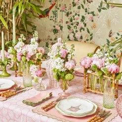 Mrs. Alice Pink & Green Pagoda Starter Plate