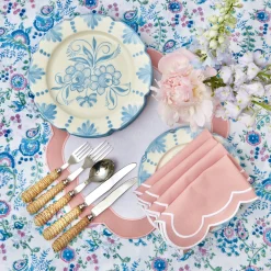 Online Mrs. Alice Pink Applique Placemats & Napkins (Set Of 4)