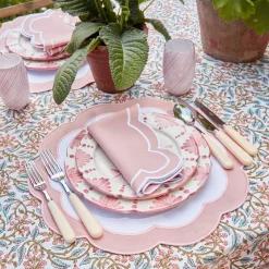 Online Mrs. Alice Pink Applique Placemats & Napkins (Set Of 4)