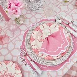Sale Mrs. Alice Pink Bamboo & Amelie Linen Set