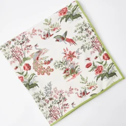 New Mrs. Alice Pink Birdsong Tablecloth