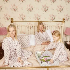 Sale Mrs. Alice Pink Bouquet Dressing Gown
