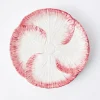 Outlet Mrs. Alice Pink Capri Lettuce Dinner Plate