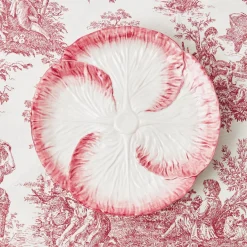 Online Mrs. Alice Pink Capri Lettuce Dinner Plate (Set Of 4)