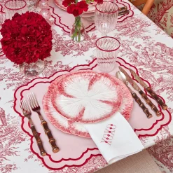 Outlet Mrs. Alice Pink Capri Lettuce Starter Plate