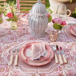 Clearance Mrs. Alice Pink Capri Lettuce Starter Plate (Set Of 4)