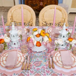 Discount Mrs. Alice Pink Fringe Napkins (Set Of 4)