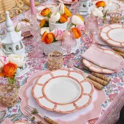 Discount Mrs. Alice Pink Fringe Napkins (Set Of 4)