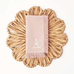 Discount Mrs. Alice Pink Fringe Napkins (Set Of 4)