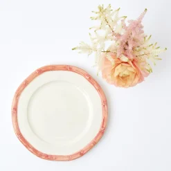 Discount Mrs. Alice Pink Geometric Bamboo Starter Plate