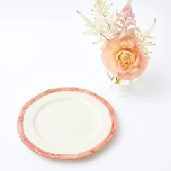 Discount Mrs. Alice Pink Geometric Bamboo Starter Plate
