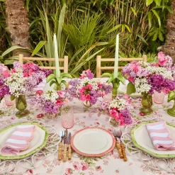Discount Mrs. Alice Pink Geometric Bamboo Starter Plate (Set Of 4)