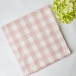 Clearance Mrs. Alice Pink Gingham Tablecloth