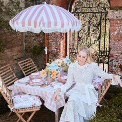 Clearance Mrs. Alice Pink Gingham Tablecloth