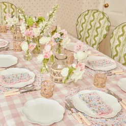 Clearance Mrs. Alice Pink Gingham Tablecloth