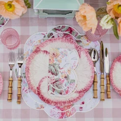 Clearance Mrs. Alice Pink Gingham Tablecloth