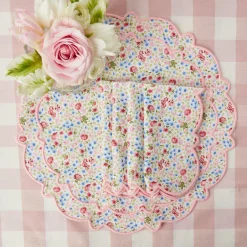 Clearance Mrs. Alice Pink Gingham Tablecloth