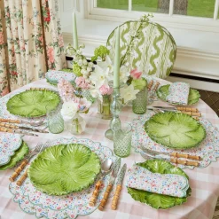 Clearance Mrs. Alice Pink Gingham Tablecloth