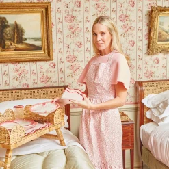Hot Mrs. Alice Pink Leopard Frilled Apron