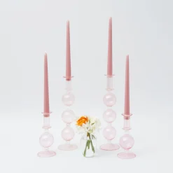 New Mrs. Alice Pink Parrot Candlescape