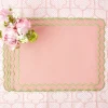 Online Mrs. Alice Pink Penelope Placemats (Set Of 4)