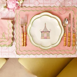Online Mrs. Alice Pink Penelope Placemats (Set Of 4)