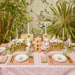 Online Mrs. Alice Pink Penelope Placemats (Set Of 4)