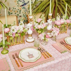 Online Mrs. Alice Pink Penelope Placemats (Set Of 4)