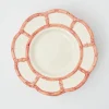 Discount Mrs. Alice Pink Petal Bamboo Dinner Plate