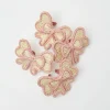 Online Mrs. Alice Pink Rattan Napkin Bow (Set Of 4)