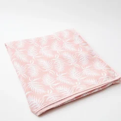 Sale Mrs. Alice Pink Trailing Ferns Tablecloth