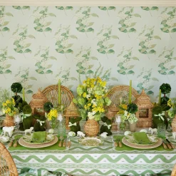 Best Mrs. Alice Potted Boxwood With Green Bow Decoration Set