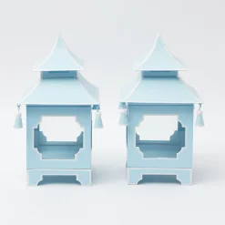 Discount Mrs. Alice Powder Blue Pagoda Lantern